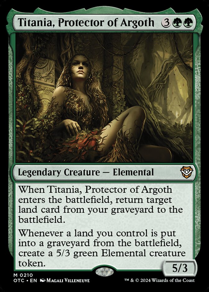 Titania, Protector of Argoth 210/342 (Commander: Outlaws of Thunder Junction)  | Good Games Modbury