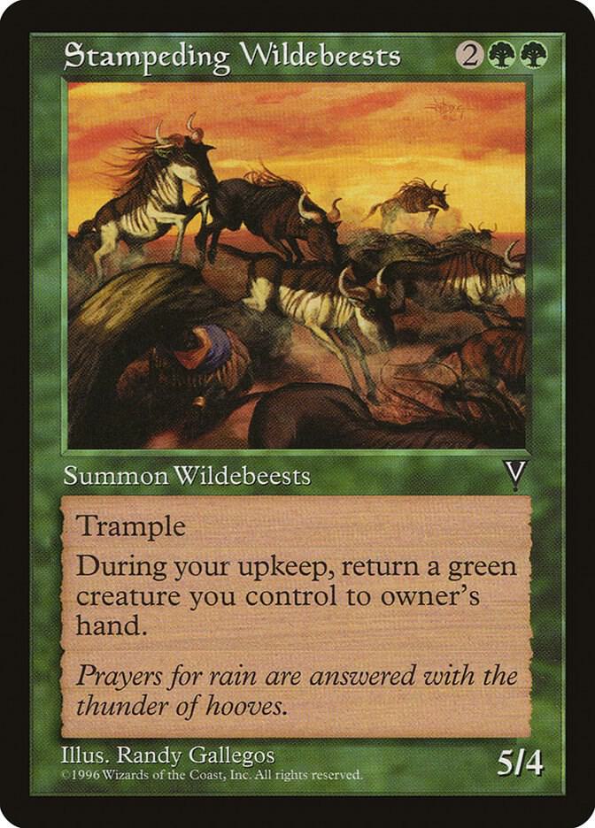 Stampeding Wildebeests 121/167 (Visions)  | Good Games Modbury