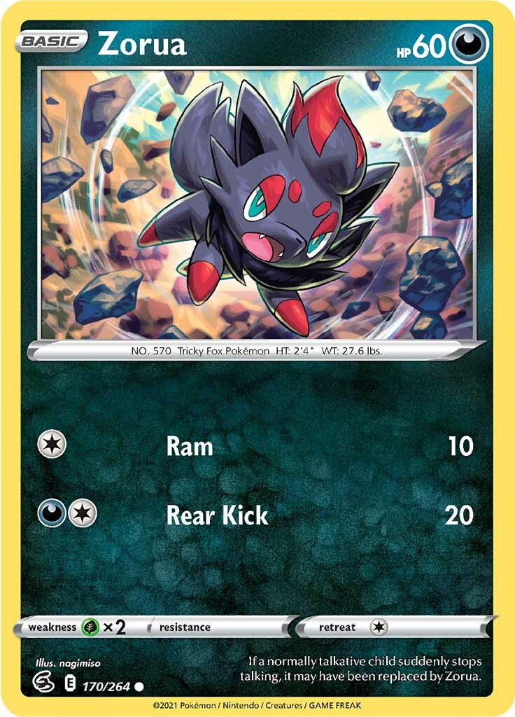 Zorua (170/264) [Sword & Shield: Fusion Strike] | Good Games Modbury