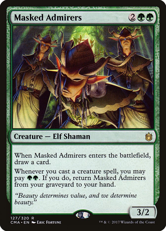 Masked Admirers [Commander Anthology] | Good Games Modbury