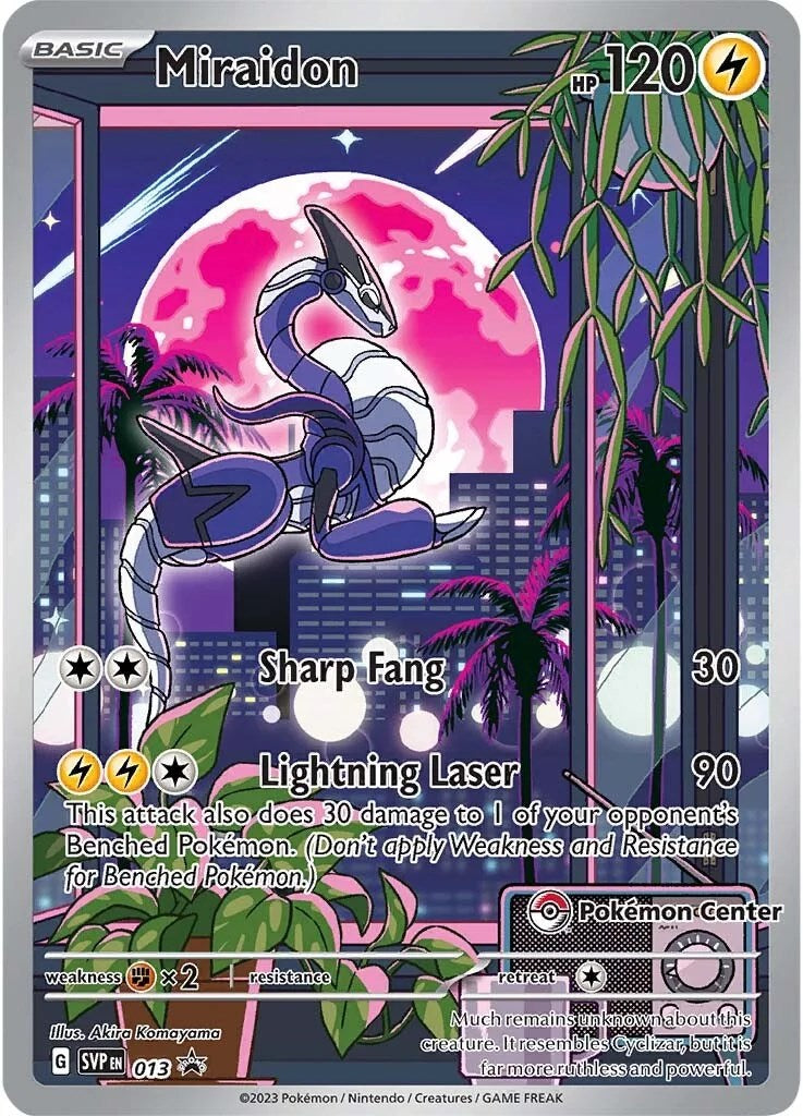 Miraidon (013) (Pokemon Center Exclusive) [Scarlet & Violet: Black Star Promos] | Good Games Modbury