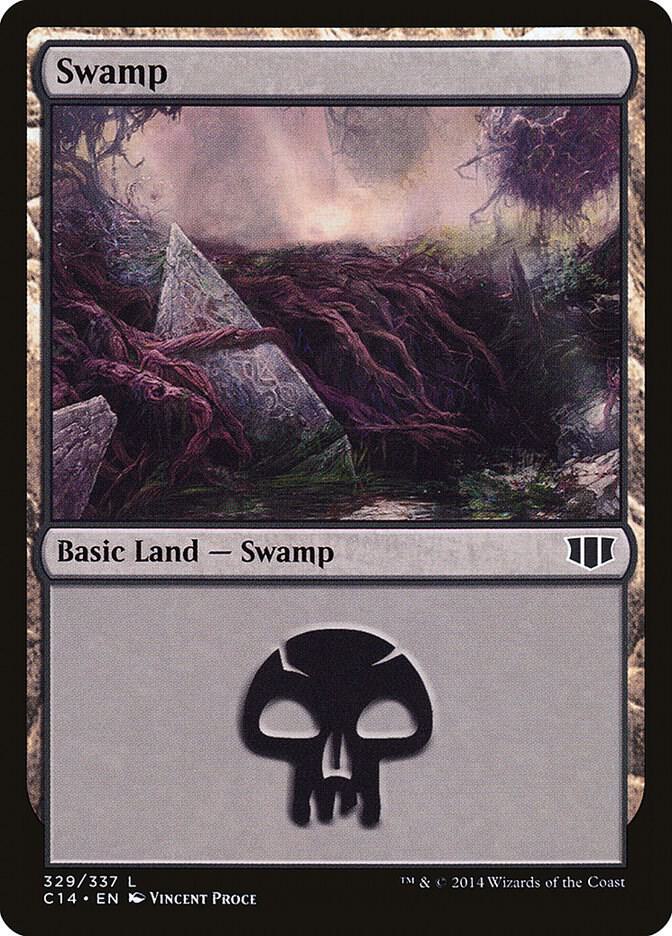 Swamp 329 329/337 (Commander 2014)  | Good Games Modbury