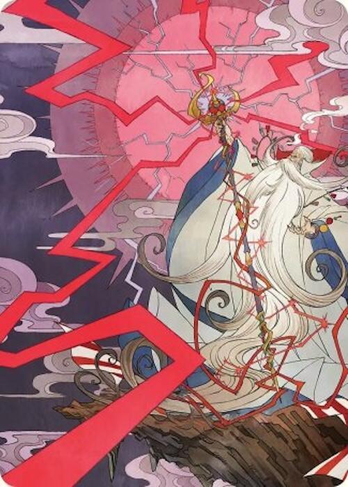 Summon Esper Ramuh Art Card 40 (Art Series: FINAL FANTASY)  | Good Games Modbury