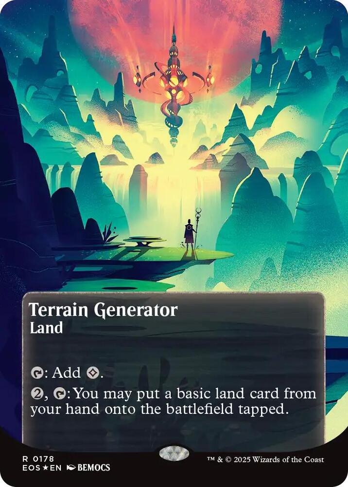 Terrain Generator  178/45 (Edge of Eternities: Stellar Sights)  - Borderless Galaxy Foil | Good Games Modbury