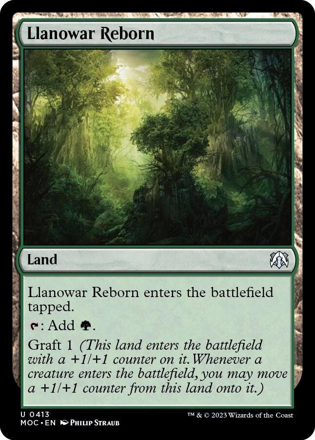 Llanowar Reborn 413/444 (Commander: March of the Machine)  | Good Games Modbury