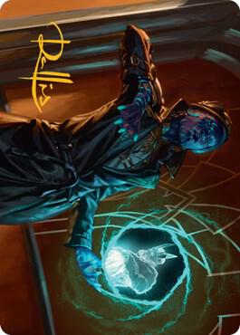 Kamiz Obscura Oculus Art Card Gold Stamped Signature 41 (Art Series: Streets of New Capenna)  | Good Games Modbury