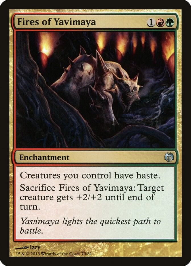 Fires of Yavimaya 70/81 (Duel Decks: Heroes vs. Monsters)  | Good Games Modbury
