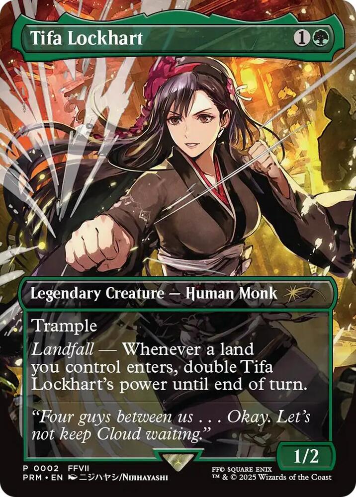 Tifa Lockhart 9/19 (MagicFest Cards)  - Borderless | Good Games Modbury