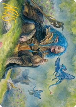 Feywild Trickster Art Card Gold Stamped Signature 70 (Art Series: Adventures in the Forgotten Realms)  | Good Games Modbury