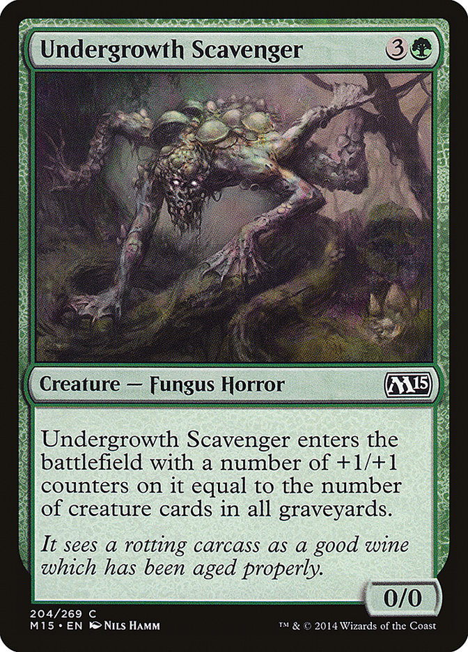 Undergrowth Scavenger [Magic 2015] | Good Games Modbury