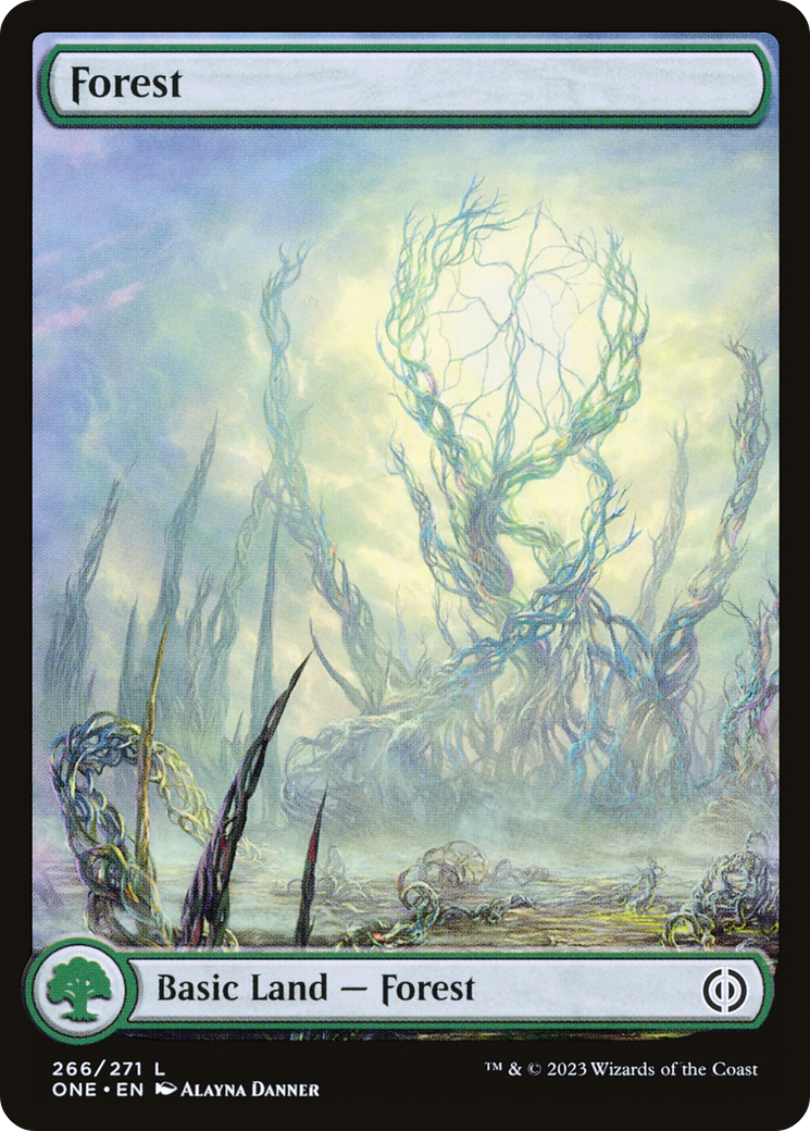 Forest (266) (Full-Art) [Phyrexia: All Will Be One] | Good Games Modbury