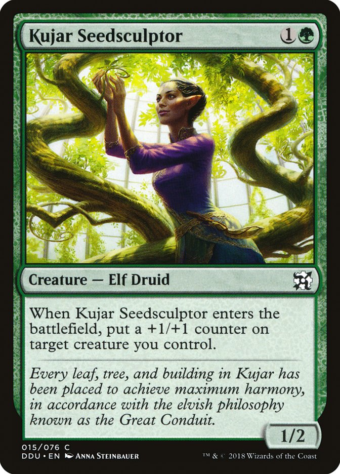 Kujar Seedsculptor [Duel Decks: Elves vs. Inventors] | Good Games Modbury