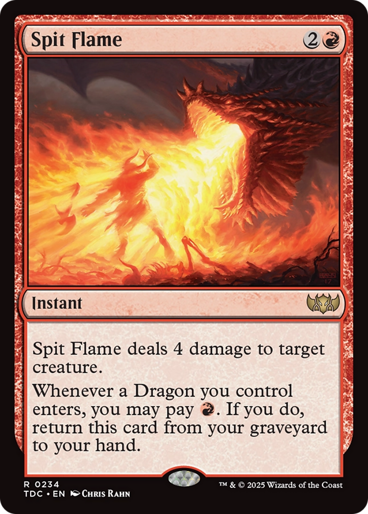 Spit Flame [Tarkir: Dragonstorm Commander] | Good Games Modbury