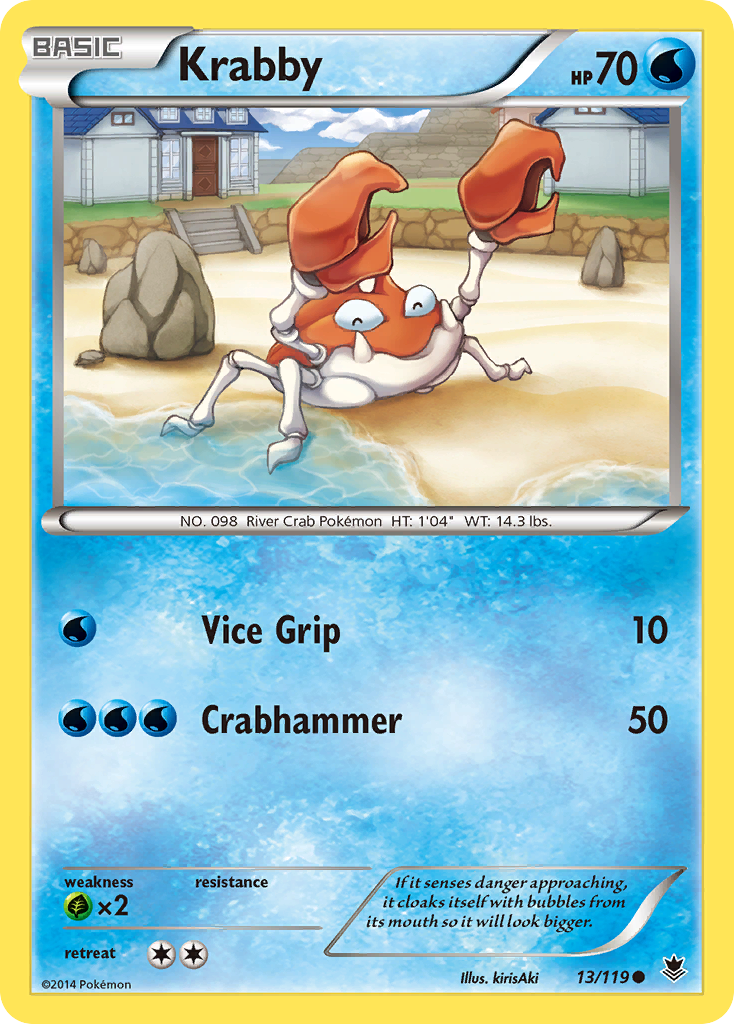 Krabby (13/119) [XY: Phantom Forces] | Good Games Modbury