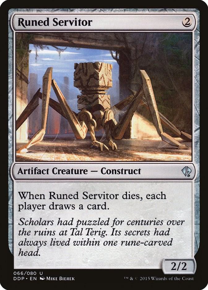 Runed Servitor 66/80 (Duel Decks: Zendikar vs. Eldrazi)  | Good Games Modbury