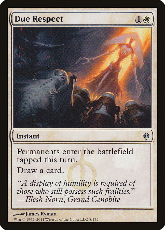 Due Respect 8/175 (New Phyrexia)  | Good Games Modbury