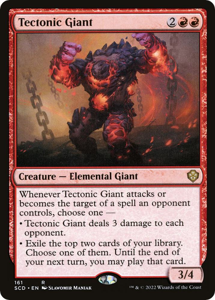 Tectonic Giant 161/352 (Starter Commander Decks)  | Good Games Modbury