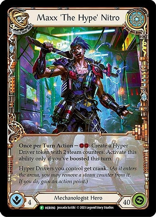 Maxx 'The Hype' Nitro [HER090] (Promo)  Cold Foil | Good Games Modbury
