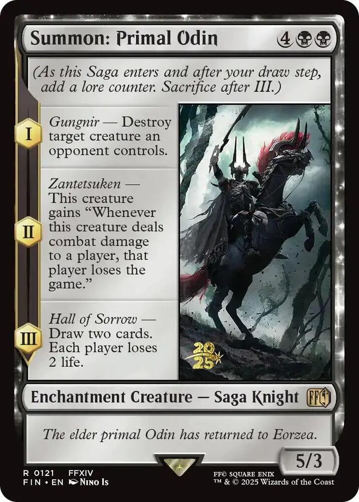 Summon Primal Odin 121s/116 (Prerelease Cards)  - Foil | Good Games Modbury