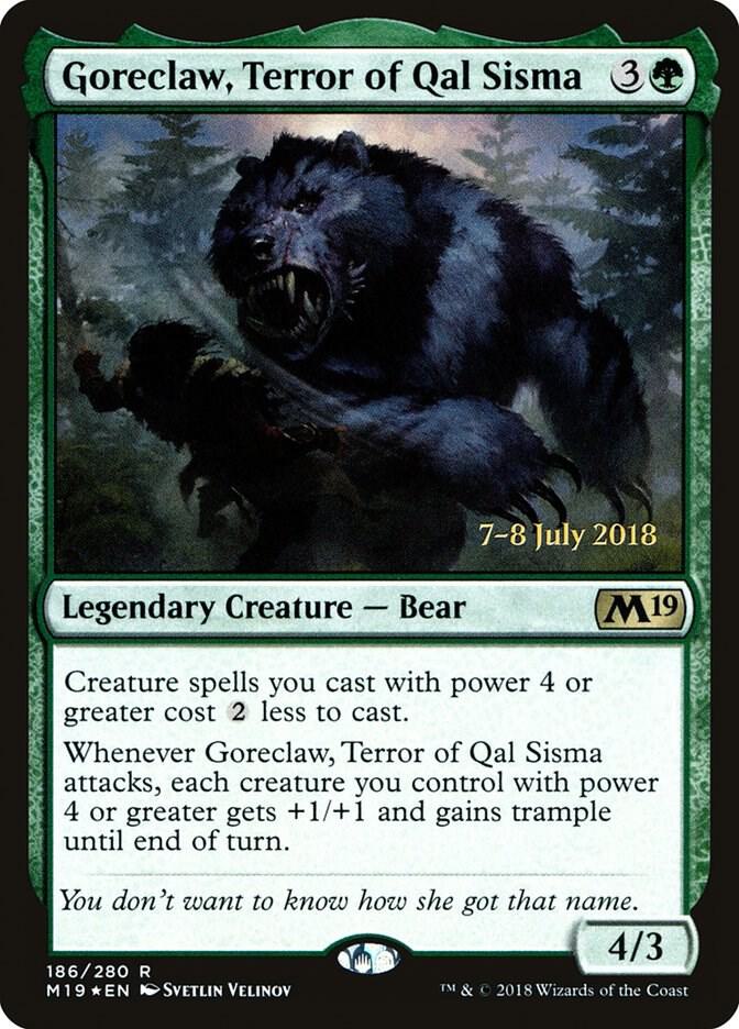 Goreclaw Terror of Qal Sisma 186s/95 (Prerelease Cards)  - Foil | Good Games Modbury