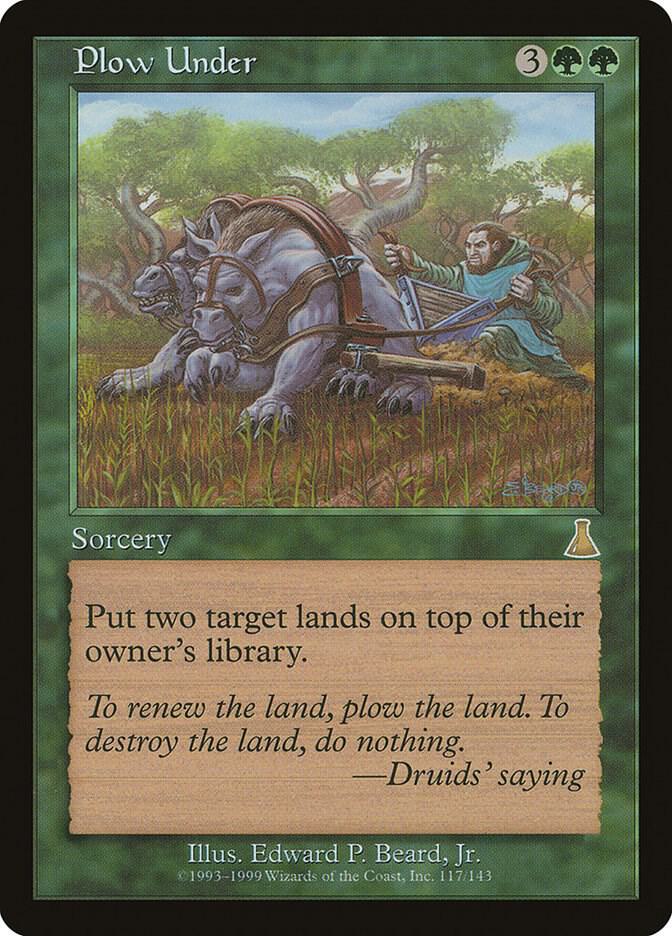 Plow Under 117/143 (Urza's Destiny)  - Foil | Good Games Modbury