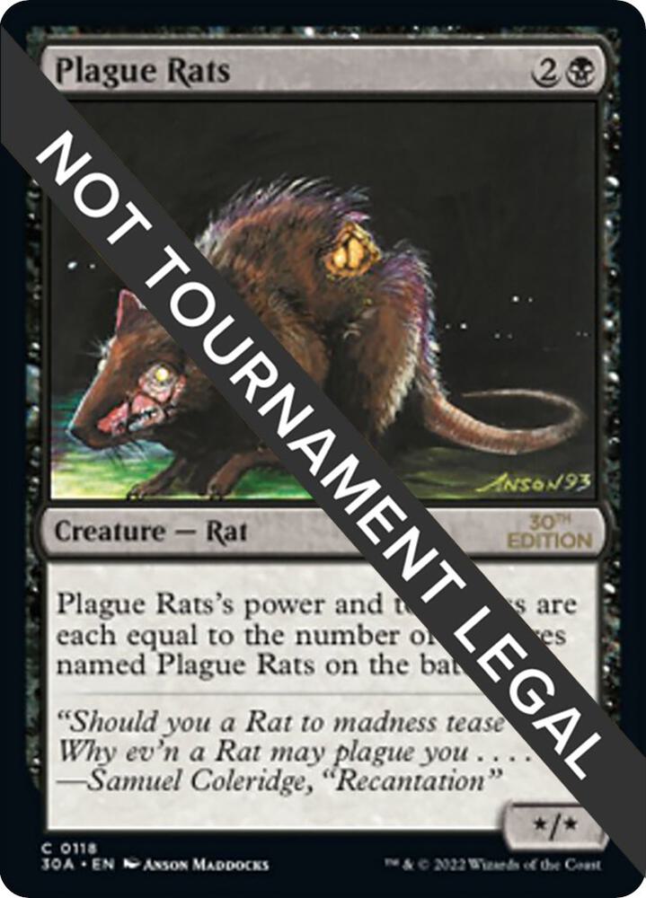 Plague Rats 118/594 (30th Anniversary Edition)  | Good Games Modbury