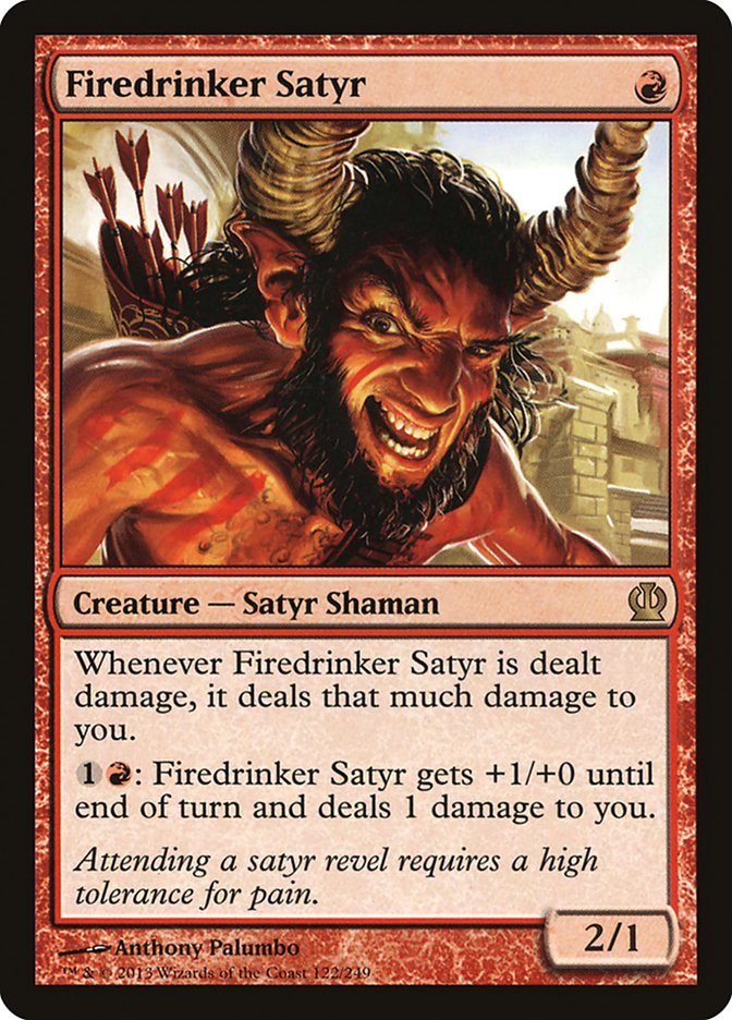 Firedrinker Satyr 122/249 (Theros)  | Good Games Modbury