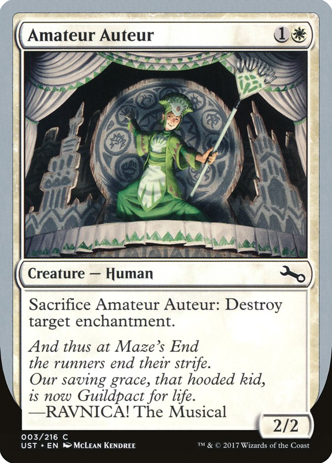 Amateur Auteur 3/216 (Unstable)  - Foil | Good Games Modbury