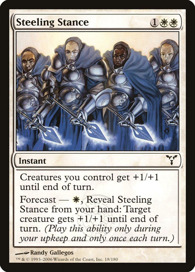 Steeling Stance 18/180 (Dissension)  - Foil | Good Games Modbury