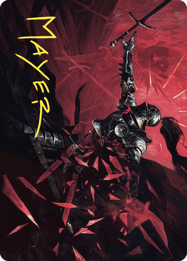 Shatter the Oath Art Card Gold Stamped Signature 14 (Art Series: Wilds of Eldraine)  | Good Games Modbury