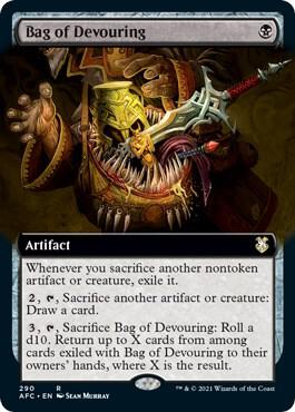 Bag of Devouring Extended Art 290/62 (Commander: Adventures in the Forgotten Realms)  | Good Games Modbury