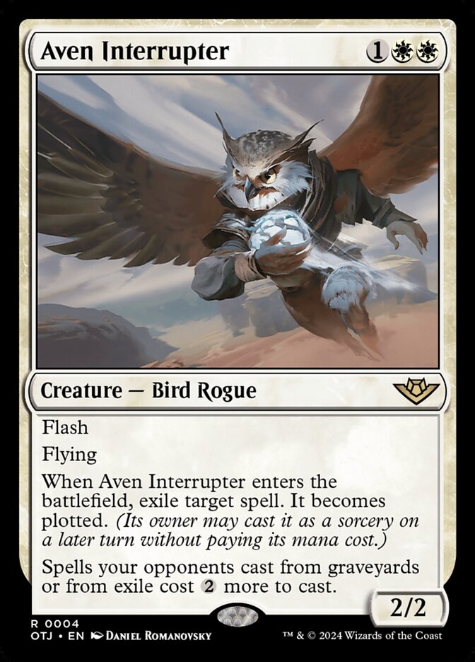 Aven Interrupter 4 (Outlaws of Thunder Junction)  - Foil | Good Games Modbury