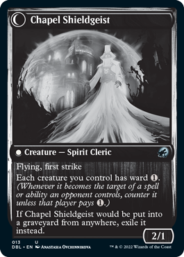 Chaplain of Alms // Chapel Shieldgeist [Innistrad: Double Feature] | Good Games Modbury