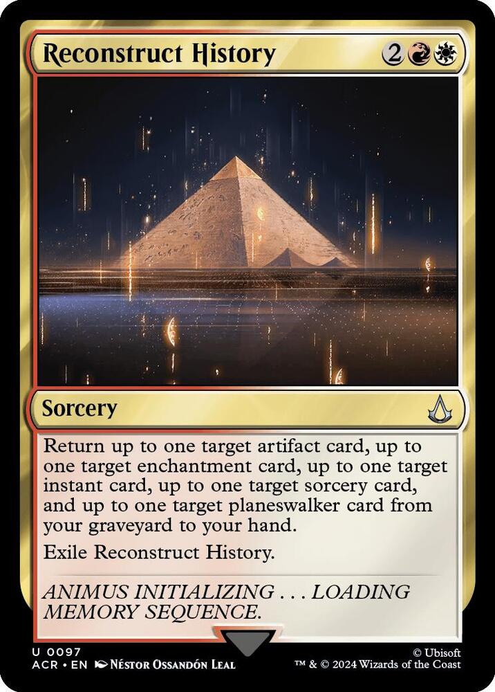 Reconstruct History 97 (Universes Beyond: Assassin's Creed)  - Foil | Good Games Modbury