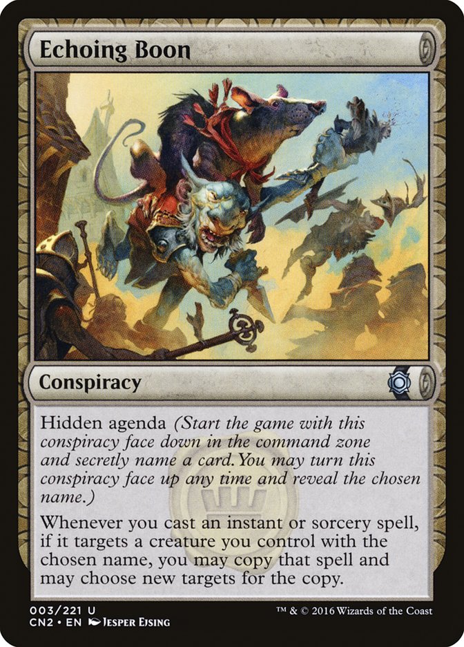 Echoing Boon 3/221 (Conspiracy: Take the Crown)  - Foil | Good Games Modbury