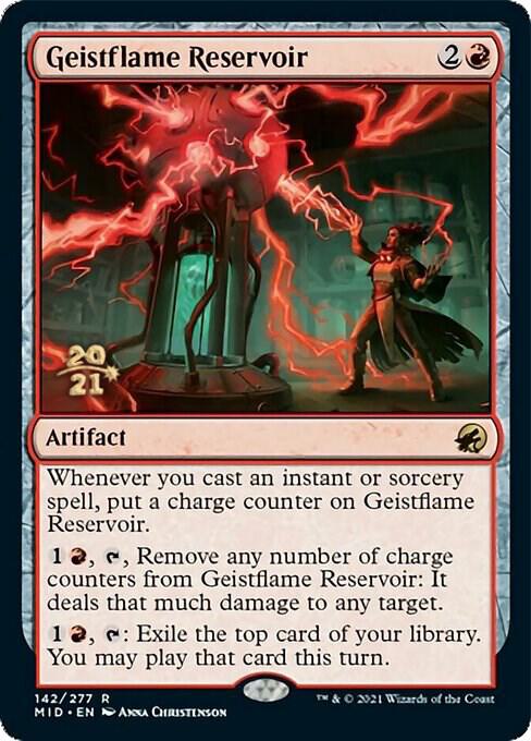 Geistflame Reservoir 142s/171 (Prerelease Cards)  - Foil | Good Games Modbury