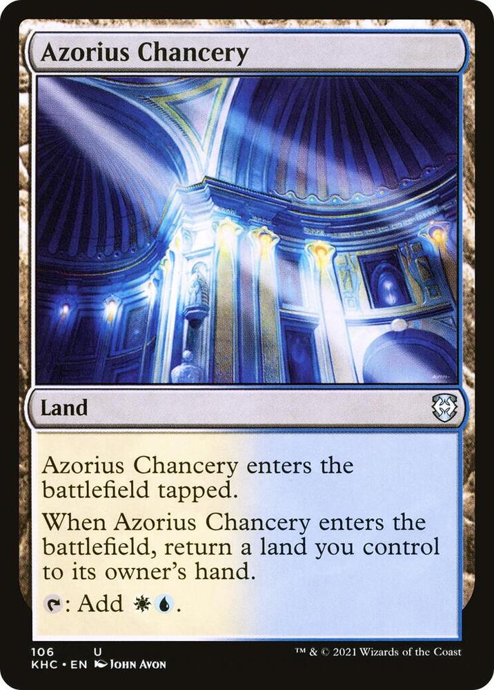 Azorius Chancery 106/1 (Commander: Kaldheim)  | Good Games Modbury