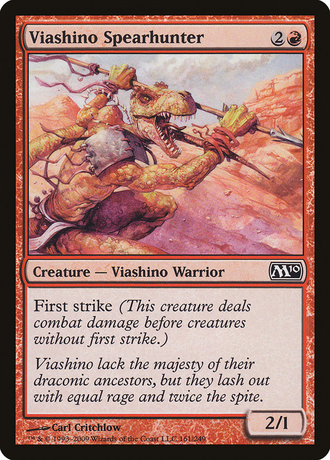 Viashino Spearhunter 161/249 (Magic 2010 (M10))  - Foil | Good Games Modbury