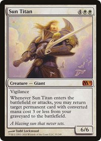 Sun Titan (M11) [Oversize Cards] | Good Games Modbury