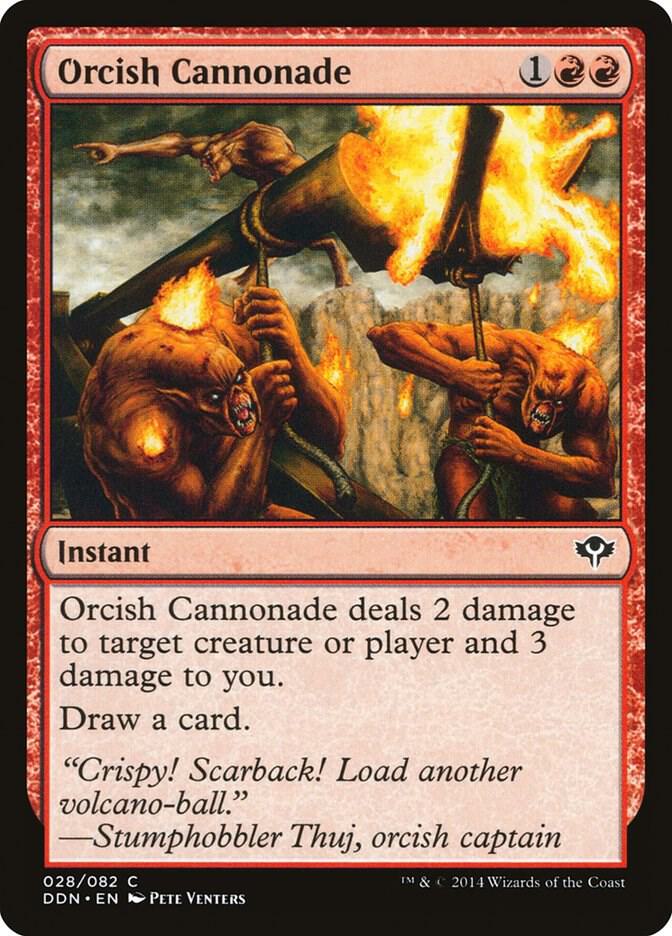 Orcish Cannonade 28/82 (Duel Decks: Speed vs. Cunning)  | Good Games Modbury