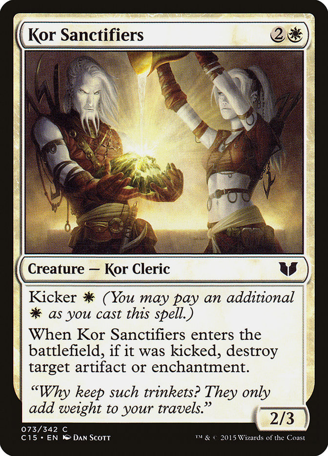 Kor Sanctifiers 73/342 (Commander 2015)  | Good Games Modbury