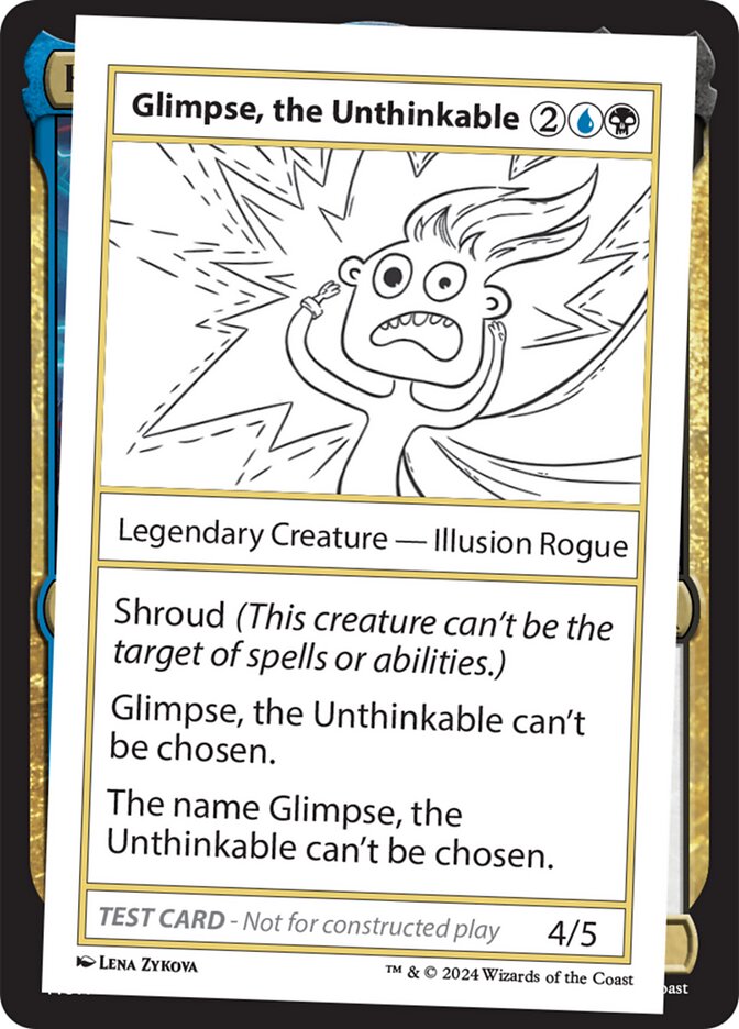 Glimpse, the Unthinkable 594/390 (Mystery Booster 2 Playtest Cards)  | Good Games Modbury