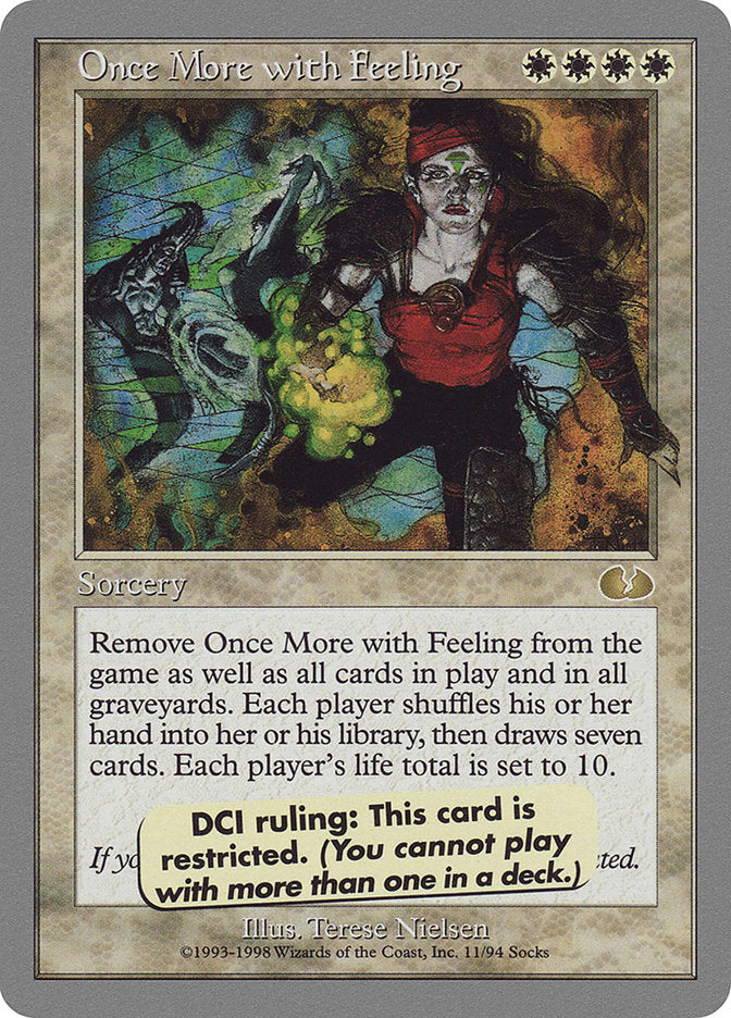 Once More with Feeling 11/94 (Unglued)  | Good Games Modbury