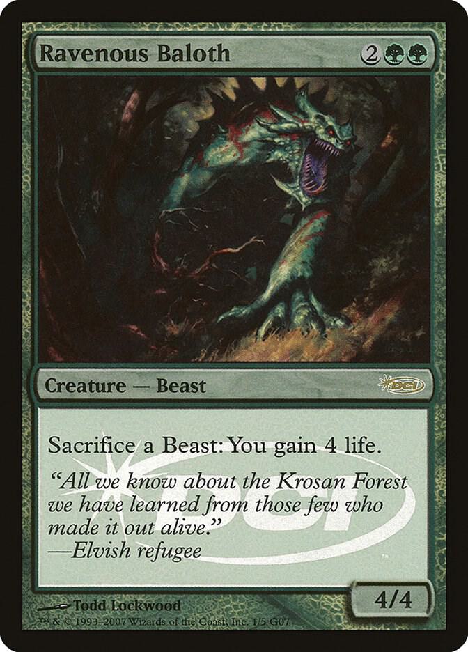 Ravenous Baloth 1/5 (Judge Promos)  - Foil | Good Games Modbury