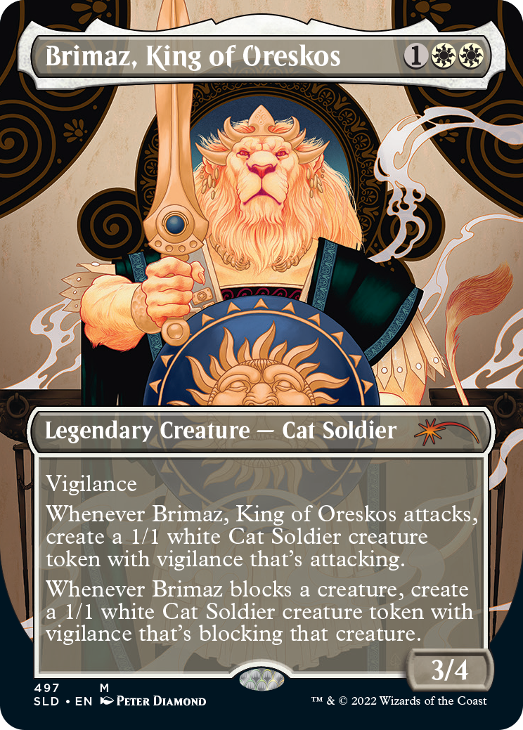 Brimaz, King of Oreskos (Borderless) [Secret Lair Drop Series] | Good Games Modbury