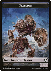 Illusion // Skeleton Double-Sided Token [Dungeons & Dragons: Adventures in the Forgotten Realms Commander Tokens] | Good Games Modbury