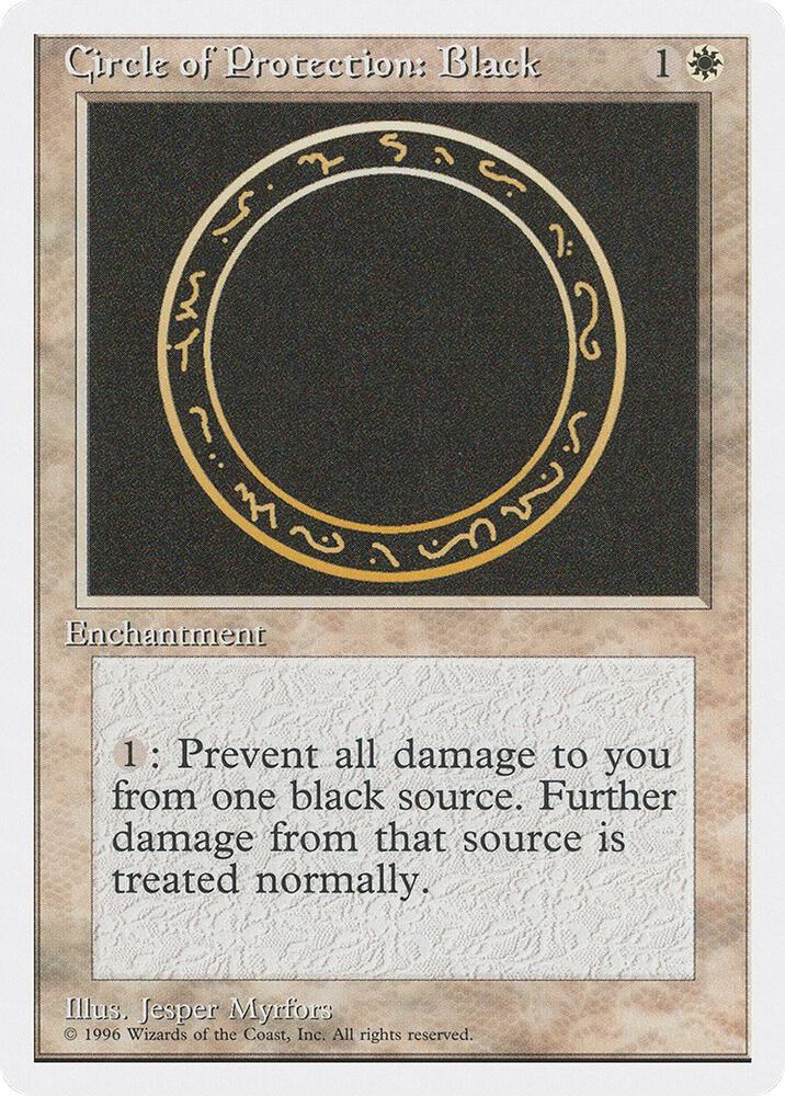 Circle of Protection: Black 2/67 (Introductory Two-Player Set)  | Good Games Modbury