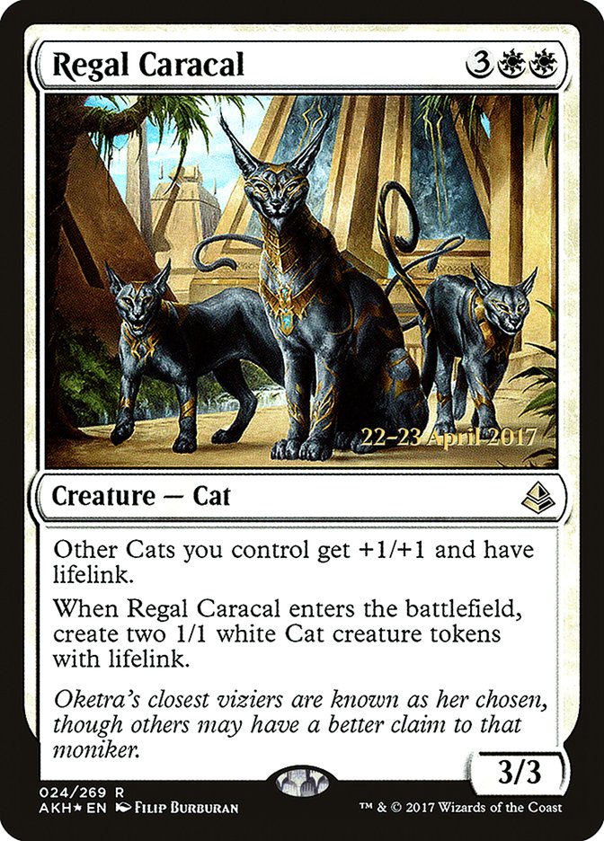Regal Caracal [Amonkhet Prerelease Promos] | Good Games Modbury