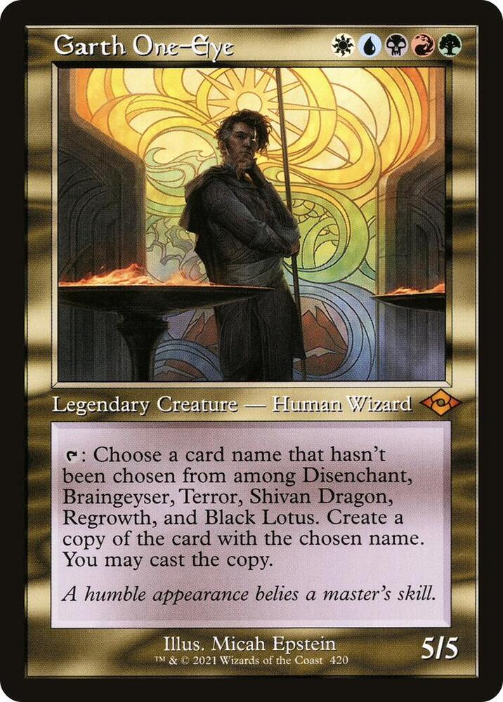 Garth One Eye Retro Frame 420/303 (Modern Horizons 2)  | Good Games Modbury