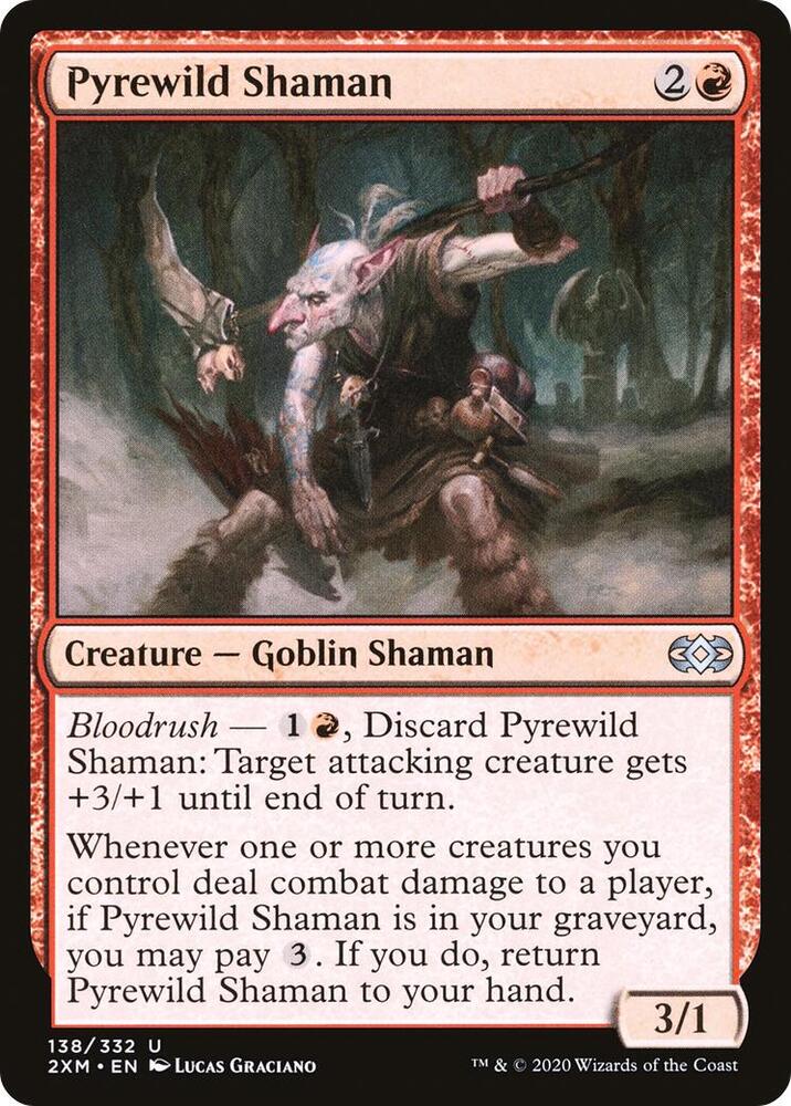 Pyrewild Shaman 138/332 (Double Masters)  | Good Games Modbury